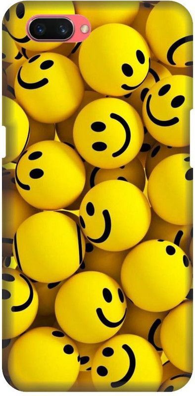 URCHIN Back Cover for Realme 1 smiley, Emoji, Cute, funny, Smile  (Multicolor, Shock Proof, Pack of: 1)