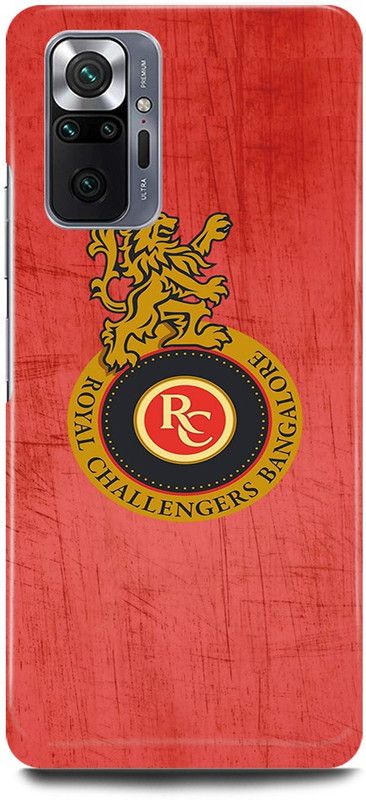 JUGGA Back Cover for Redmi Note 10 Pro Max, ROYAL, CHALLENGERS, IPL, TEAM, LOGO  (Red, Hard Case, Pack of: 1)