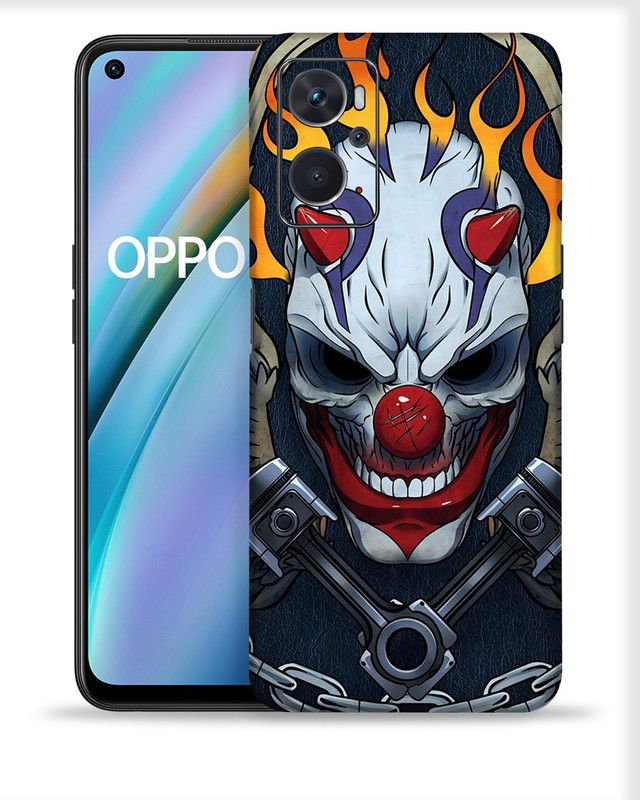 OggyBaba Oppo K10, Devil Illustrate Mobile Skin  (Multicolor)