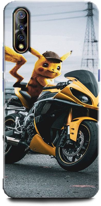 Afterglow Back Cover for Vivo Z1x ANIME, BIKE, JOESYLAR, MOTOR, PIKACHU, POKEMON, YAMAHA, YAMAHAR1  (Multicolor, Shock Proof, Pack of: 1)