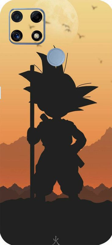 BUGGU Realme C25s Mobile Skin  (Ultra Super Goku Sunset Skin With High Matte Finish.)