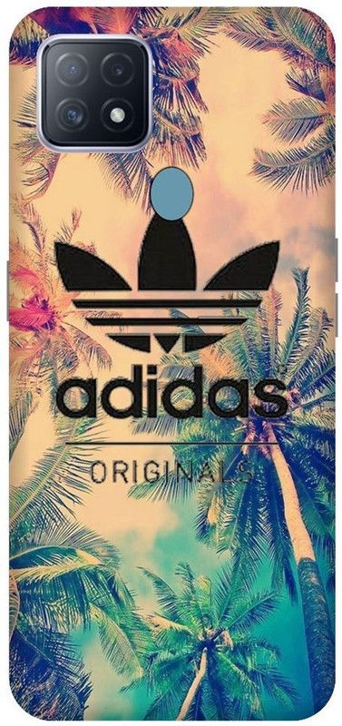 URCHIN Back Cover for Oppo A15 Adidas, Adidas Symbol, Adidas Logo, Adidas Sign  (Multicolor, Shock Proof, Pack of: 1)