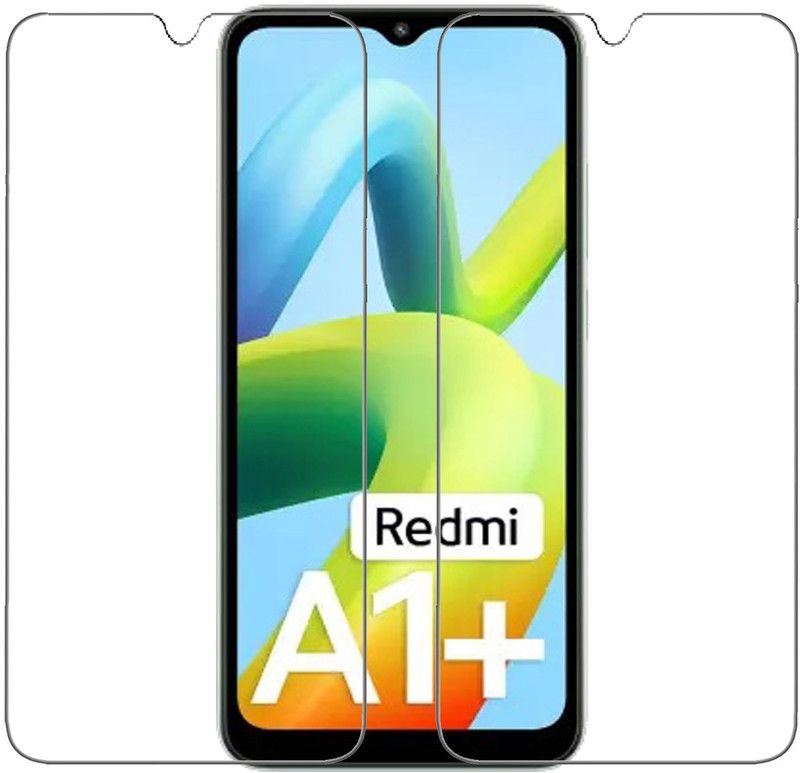NSTAR Tempered Glass Guard for Redmi A1+,Redmi A1 Plus,Mi A1+,Mi A1 Plus  (Pack of 2)