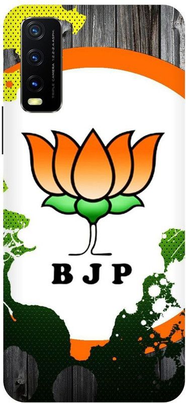 THE NARAYANA COLLECTIONS Back Cover for VIVO Y12G-V2068-BJP,PHOOL,ROSE,FLOWER,MODI  (Multicolor, Hard Case)
