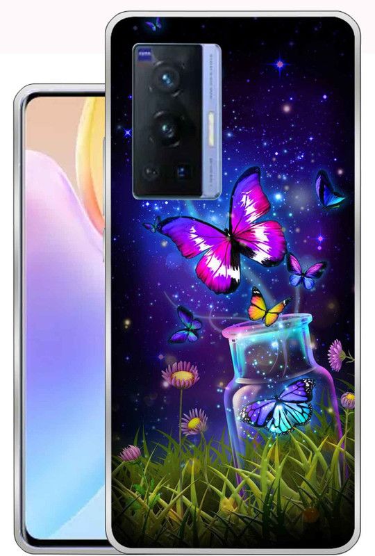 JAIKARA Back Cover for Vivo X70 Pro  (Multicolor, Dual Protection, Silicon)