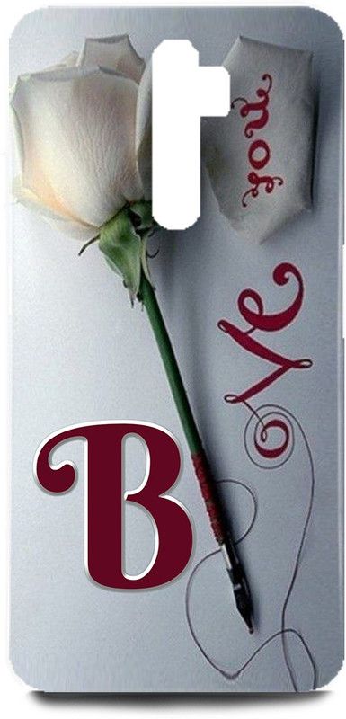 Ignite Back Cover for POCO M2/MZB9917IN/,B Loves B Name,B Name, B Letter, Alphabet,B Love B NAME  (Multicolor, Hard Case, Pack of: 1)