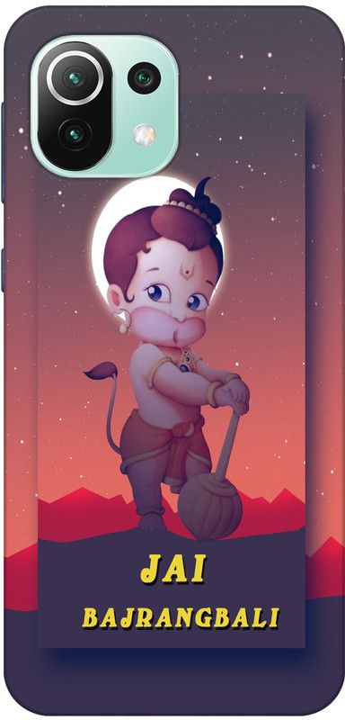 REALKING Back Cover for Mi 11 Lite  (Multicolor, Grip Case, Silicon, Pack of: 1)