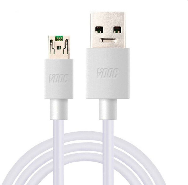 SANNO WORLD Micro USB Cable 1.5 m SND2_1989  (Compatible with Oppo F9 / Oppo F 9, White, One Cable)