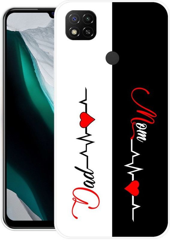 SUPER CASE Back Cover for Mi Redmi 9 Active  (Black, White, Grip Case, Silicon)
