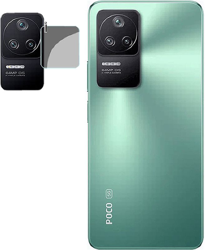 XAZE Back Camera Lens Glass Protector for Poco F4 5G  (Pack of: 1)