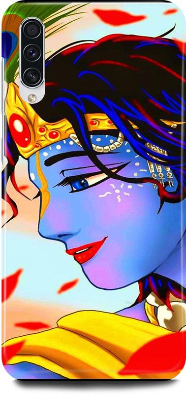 JUGGA Back Cover for SAMSUNG Galaxy A70s, KRISHAN, KRISHNA, ART, KANHAIYA  (Blue, Hard Case, Pack of: 1)