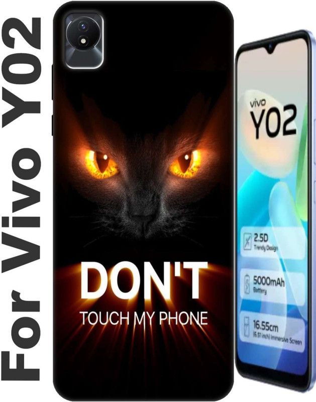 RDcon Back Cover for Vivo Y02 2678  (Gold, Grip Case, Silicon, Pack of: 1)