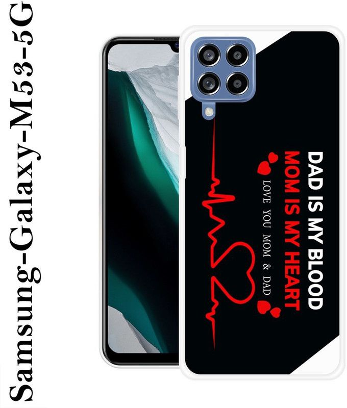 REDFLY Back Cover for Samsung Galaxy M53 5G  (Multicolor, Grip Case, Silicon)