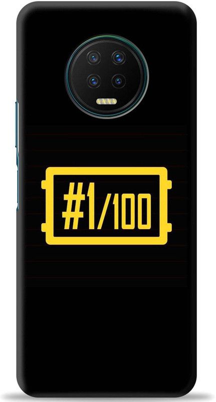 Dreamer Back Cover for Infinix Note 7  (Black, Yellow, Shock Proof, Pack of: 1)