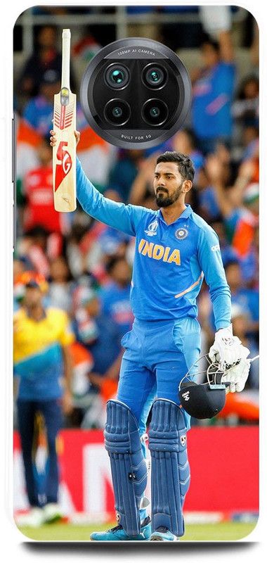 FIKORA Back Cover for Xiaomi Mi 10i 5G, KL, RAHUL, LOKESH, RAHUL, CRICKETER  (Blue, Hard Case, Pack of: 1)