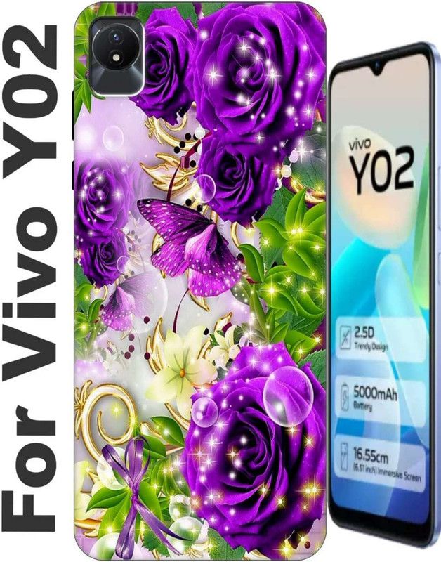 RDcon Back Cover for Vivo Y02 2790  (Khaki, Anti-radiation, Silicon, Pack of: 1)