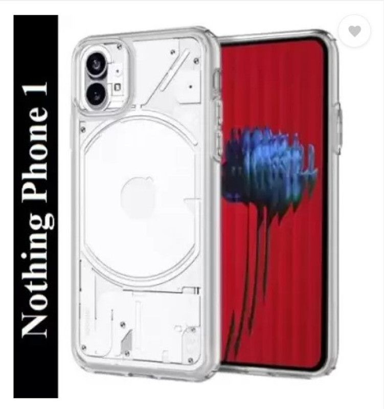 SRAVZ CASE Back Cover for Nothing Phone (1)  (Transparent, Flexible, Silicon, Pack of: 1)
