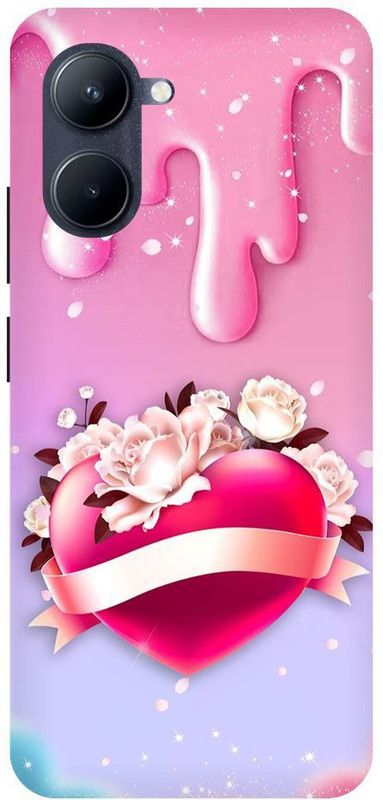 Vinsmoke Back Cover for Realme C33 Love-Cute-Love-cover-Love-you-Heart-186  (Multicolor, Shock Proof)