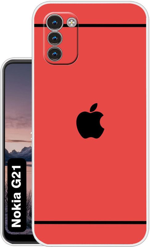 Case Club Back Cover for Nokia G21  (Red, Grip Case, Silicon, Pack of: 1)