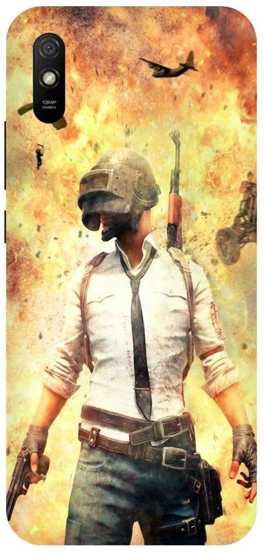 THE NARAYANA COLLECTIONS Back Cover for REDMI 9i SPORT-PUBG,KAR98,GUN,GAME,BGMI  (Multicolor, Hard Case, Pack of: 1)