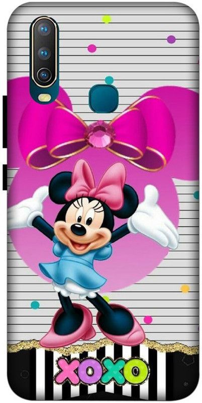 LUCKY MOBI.COM Back Cover for VIVO U10 ( cartoons, micky mouse) PRINTED BACK COVER  (Multicolor, Waterproof, Pack of: 1)