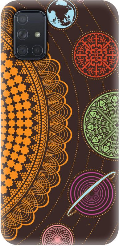 Smutty Back Cover for Samsung Galaxy A71, SM-A715F - Galaxy Print  (Multicolor, Hard Case, Pack of: 1)