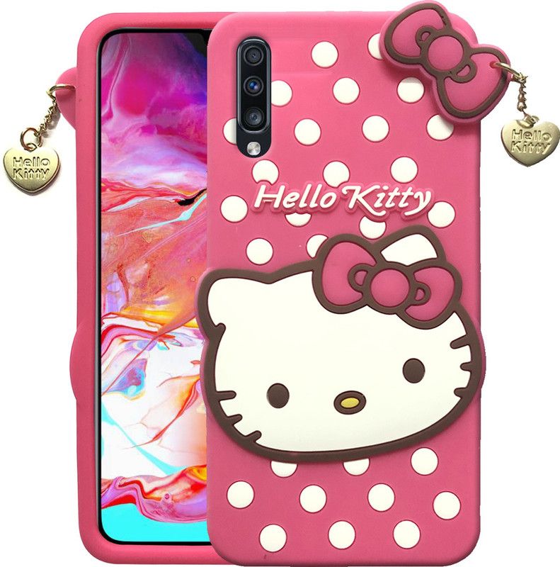 Dgeot Back Cover for Samsung Galaxy A70 (Blue, 128 GB) (6 GB RAM)  (Multicolor, Grip Case, Pack of: 1)
