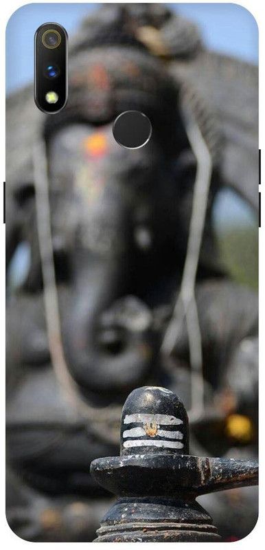URCHIN Back Cover for Realme 3 Shivji, Lord Shiva, Mahadev, Bholenath, Neelkhant, Tridev, God  (Multicolor, Shock Proof, Pack of: 1)