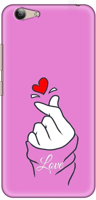 HELLO CASE Back Cover for VIVO V5S,Vivo V5  (Pink, White, Anti-radiation)