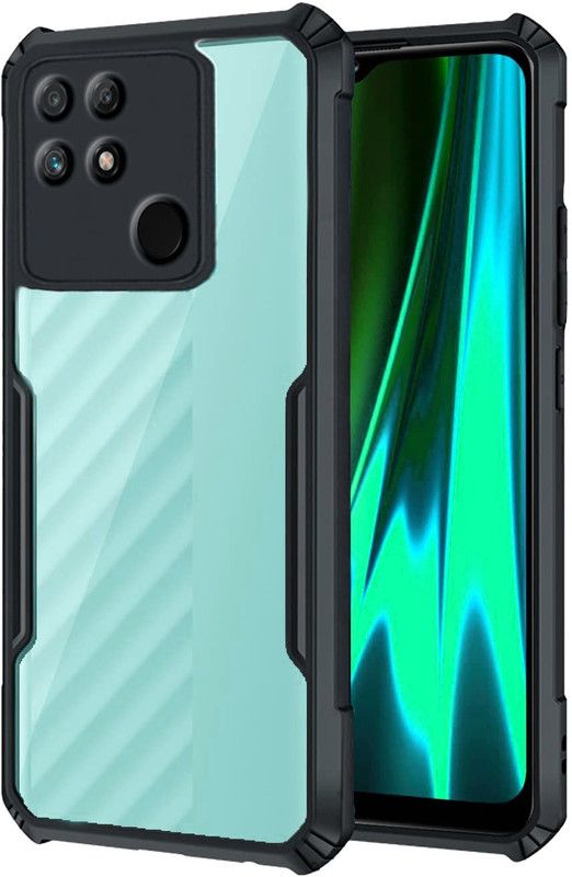Lilliput Back Cover for Mi Redmi 10  (Black, Pack of: 1)