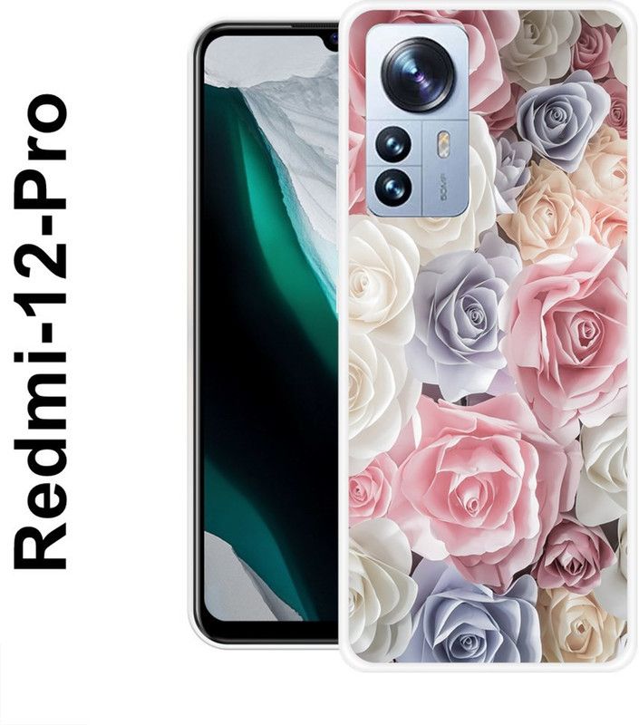 Sswastik Back Cover for Redmi 12 Pro  (Multicolor, Grip Case, Silicon)