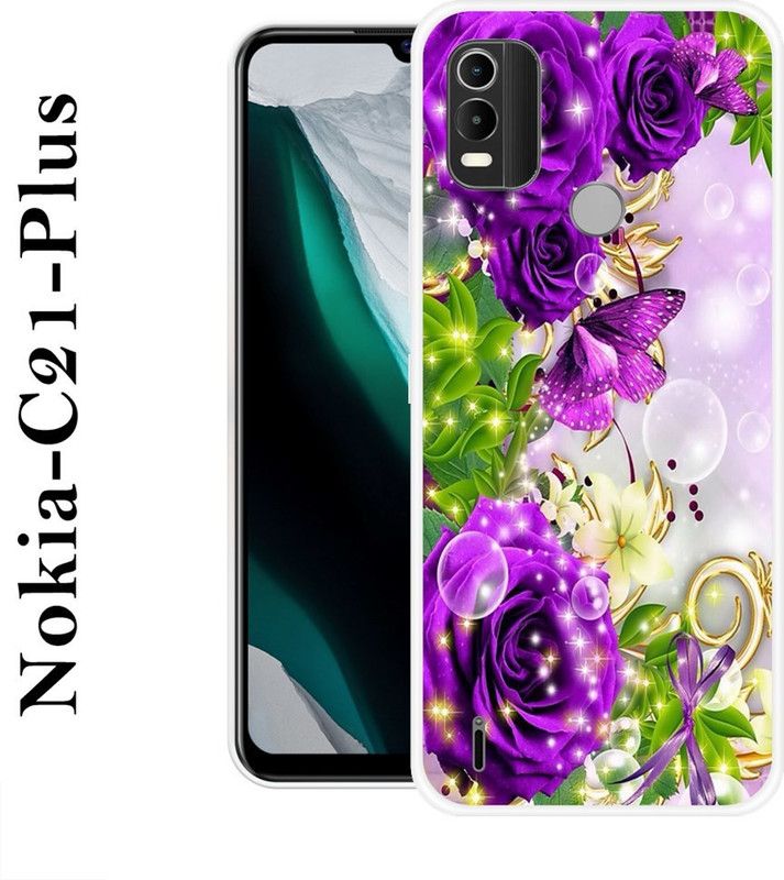 BAGRA Back Cover for Nokia C21 Plus  (Multicolor, Grip Case, Silicon)