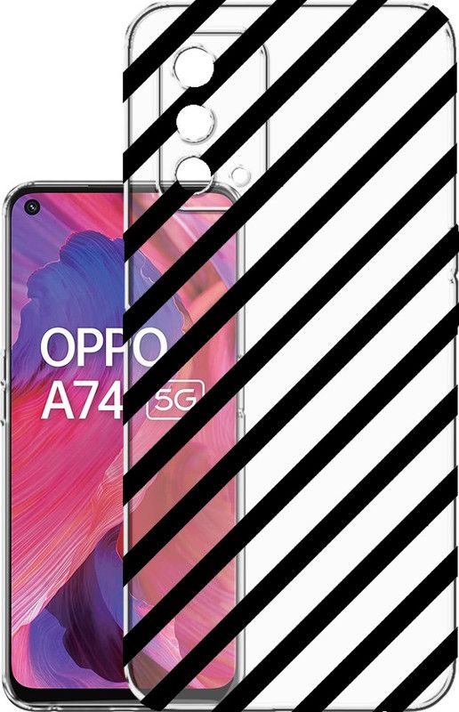 HANIRY Back Cover for Oppo A74 5G / CPH2263 mobile cover | PATTERN | Design | PNG_51  (Multicolor, Flexible, Silicon, Pack of: 1)