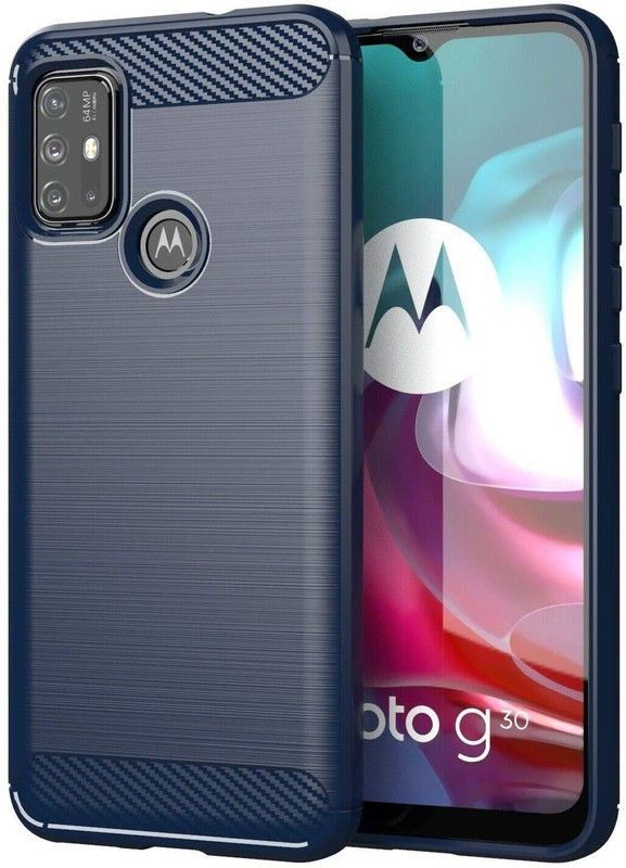 SmartPoint Back Cover for Motorola Moto G10 6.5"  (Blue, Shock Proof, Pack of: 1)