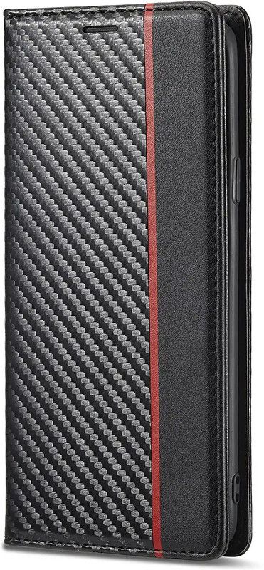 VOSKI Flip Cover for iPhone XR Check Pattern Leather Flip Cover With Inbuilt Stand  (Black, Dual Protection, Pack of: 1)