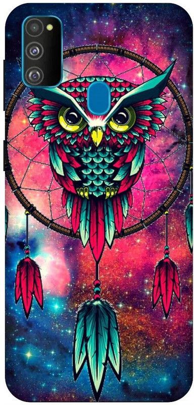SSMORYA Back Cover for Samsung Galaxy M30s (Mandala owl) Printed Back Cover  (Multicolor, Waterproof, Pack of: 1)