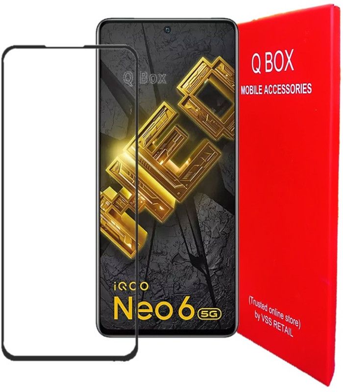Q Box Edge To Edge Tempered Glass for Vivo IQOO Neo 14  (Pack of 1)
