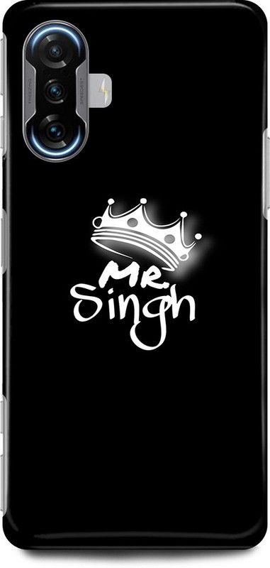 play fast Back Cover for POCO F3 GT MR, SINGH, SARDAR, JI, TEXTURE, ART  (Black, Hard Case, Pack of: 1)