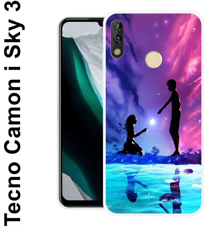 redfly Back Cover for Tecno Camon I Sky 3  (Multicolor, Grip Case, Silicon)