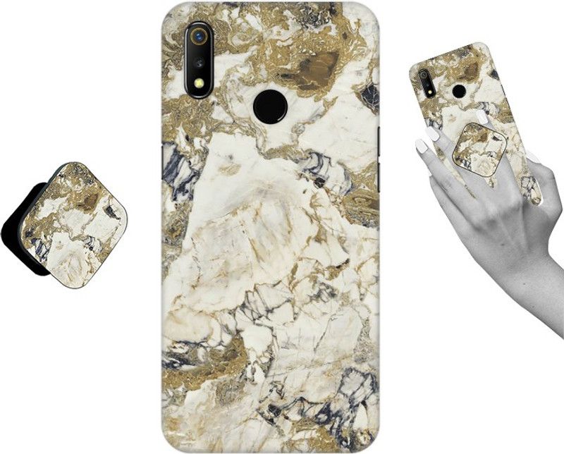 COBIERTAS Back Cover for Realme 3 Pro  (Multicolor, Cases with Holder, Pack of: 1)