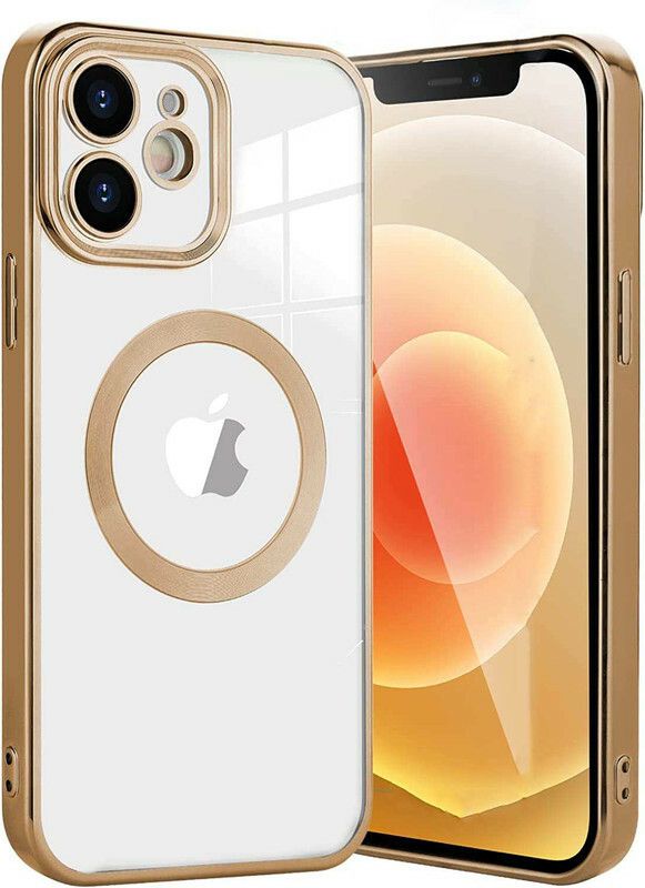 Aarnu Back Cover for Apple iPhone 11  (Gold, Ring Case, Pack of: 1)