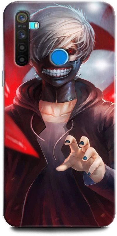 GRAFIQE Back Cover for Realme 5s/ Kaneki, Tokyo Ghoul, Anime  (Multicolor, Shock Proof, Pack of: 1)