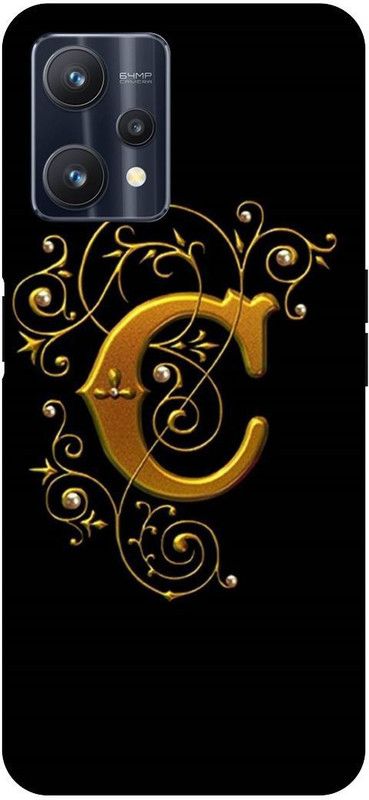 THE NARAYANA COLLECTIONS Back Cover for REALME 9 PRO- RMX3471-C,NAME,GOLDEN,ALPHABET,LATTER  (Multicolor, Hard Case, Pack of: 1)