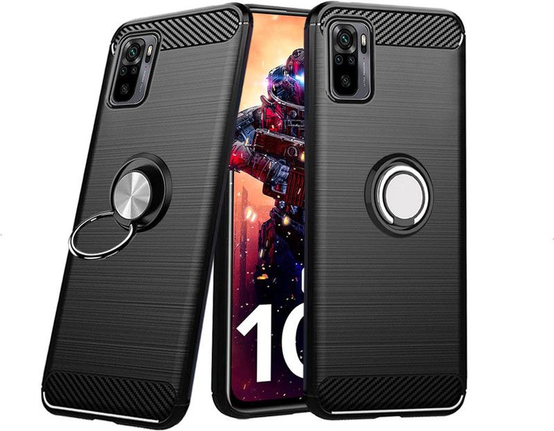 Unistuff Back Cover for Mi Redmi Note 10s, Redmi Note 10s, Mi Redmi Note 10, Redmi Note 10, Redmi Note 11SE  (Black, Rugged Armor, Pack of: 1)
