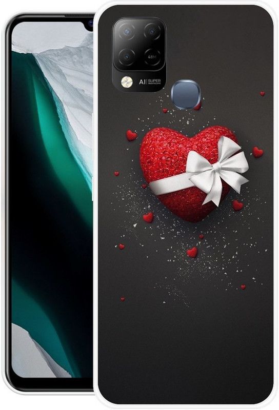 vaidik Back Cover for Infinix Hot 10s  (Black, Red, Dual Protection, Silicon, Pack of: 1)