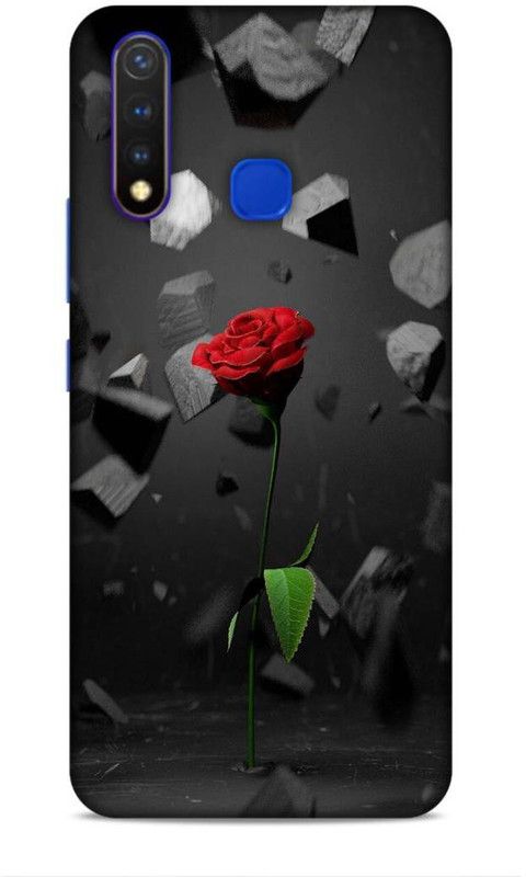 Printastic Back Cover for Vivo Y19, Vivo U20  (Grey, Red, Waterproof)