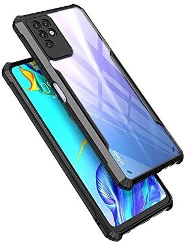 S-Hardline Back Cover for infinix Note 10, Bubble Proof Bumper case  (Transparent)