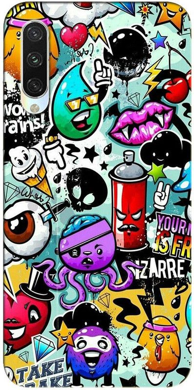 METOO Back Cover for Samsung Galaxy A50/Samsung A50, Minians,Funny Quote Design Back Cover Print : 112  (Multicolor, Dual Protection, Silicon, Pack of: 1)