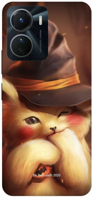 COVERJET Back Cover for VIVO Y16-CAT- CUTE- KITTY- MEOW  (Multicolor, Hard Case, Pack of: 1)