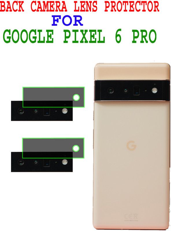 ejzatex Back Camera Lens Glass Protector for GOOGLE PIXEL 6 PRO  (Pack of: 2)